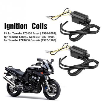 2pcs Motorcycle Accessory Ignition Coil for Yamaha FZS600 1998-2003 Fazer FZR750 1987-1990 FZR1000 1987-1988 for Genesis
